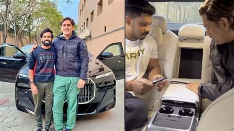 Heart-Warming Video of MS Dhoni Autographing Fan’s BMW 7-Series Will ...
