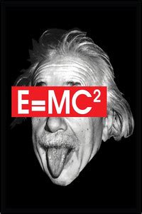 Albert Einstein Poster with Frame F-16 Paper Print - Quotes ...