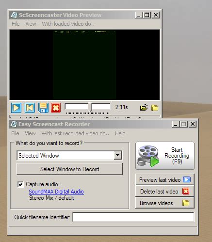 Screencast Recorder 的图像结果