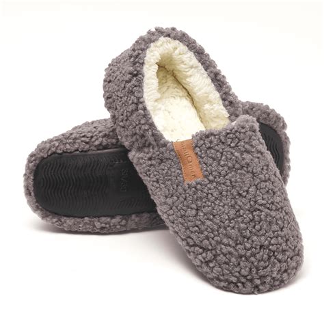 WALL QMER Slippers for Women Indoor/Outdoor, House Shoes Bedroom Non ...