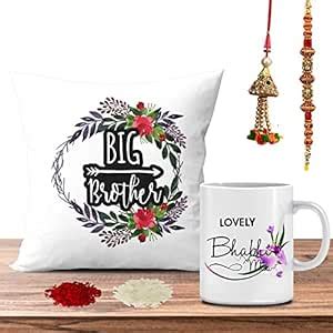 Buy Ceramic Digitract Store Coffee Mug for Bhabhi Couple Rakhi with ...