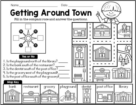 Image result for Map Test 1st Grade