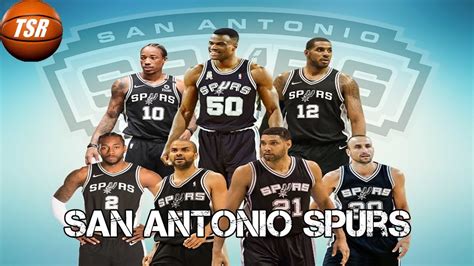 San Antonio Spurs Greatest Starting Lineup of all Time - YouTube