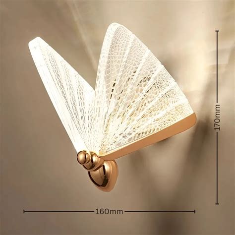 Golden Butterfly Bloom Wall Light – Light Art Studio | Crafting Spaces ...
