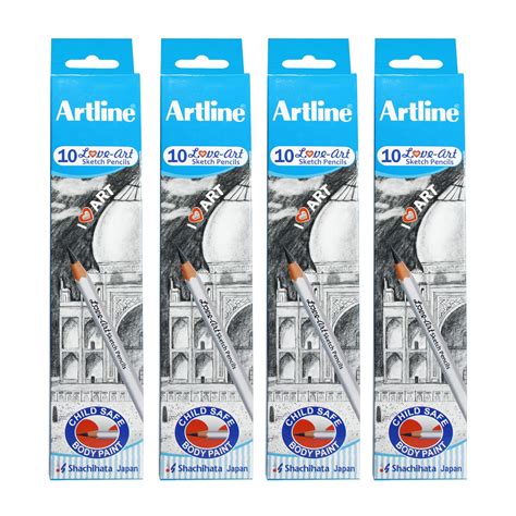 Artline Love Art Ultra Dark Sketch Pencil Set | Lightweight With ...