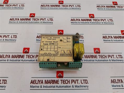 Aees 678 Dc Voltage Relay 24V – Aeliya Marine