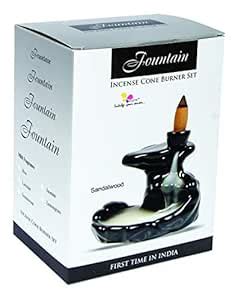 Pure Backflow – Reverse Flow – Fountain Effect - Incense Cone Burner ...