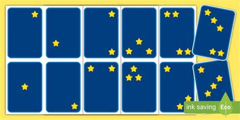 👉 Star Subitising Cards 1-5 - Twinkl