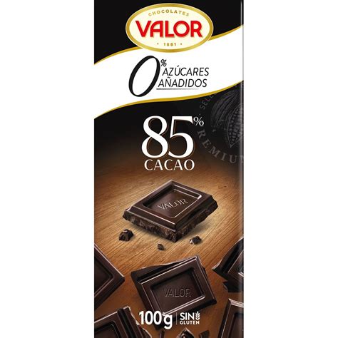 Comprar Chocolate negro 85% 0% azúcares añadidos y sin gluten tableta ...