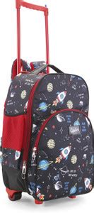 GEPACK Printed Pattern Non-breakable & Extra Light Weight Kids Trolley ...