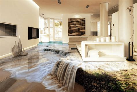 Residential Living Room 3D Epoxy Flooring at Mariam Mountgarrett blog