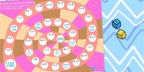11 Times Table Multiplucation And Division Board Game - activity
