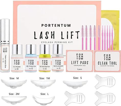 PORTENTUM Eyelash Lift Kit, 2024 Updated Lash Lift Kit, Professional ...