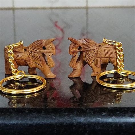 Breeze Handicrafts Australian sandalwood keychains keyrings for cycle ...