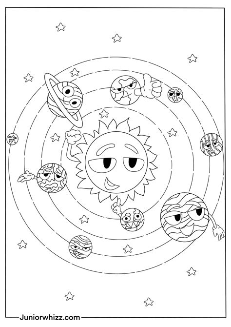 Solar System Planets Coloring Pages 的图像结果