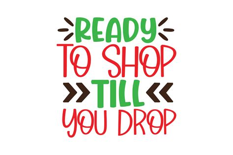 Ready to Shop Till You Drop Graphic by Nurjahan · Creative Fabrica
