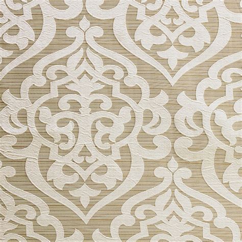 Gracie Mills Pineda Damask Jacquard Shower Curtain in the Shower ...