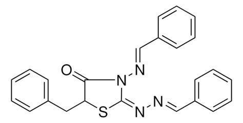 BENZALDEHYDE ((2E)-5-BENZYL-4-OXO-3-{[(E)-PHENYLMETHYLIDENE]AMINO}-1,3 ...
