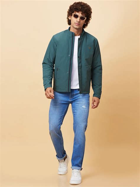 Being Human Mens-Top Jackets Forest Green