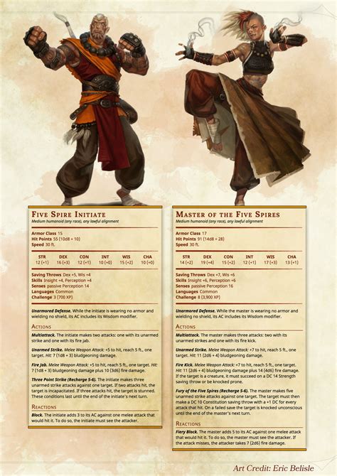 Monks of the Five Spires - Imgur | Dnd 5e homebrew, Dungeons and ...
