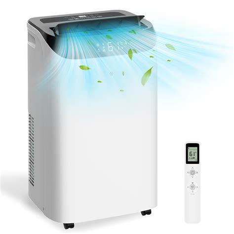 14,000 BTU Portable Air Conditioner Cools Up to 700 Sq.Ft, 3-IN-1 Quiet ...