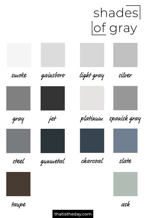 different shades of grey bedroom