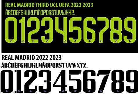 Buy Real Madrid UEFA Champions League Name&Number Set 2022/2023 Home ...