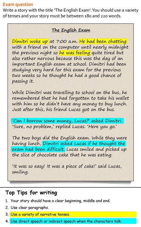 Short Story Student Examples at Lula Meyers blog