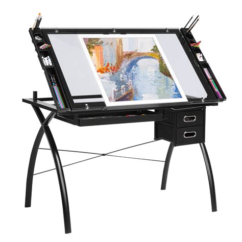 Buy ITUSUT Drafting Table for Artists, Height Adjustable Drawing Desk ...
