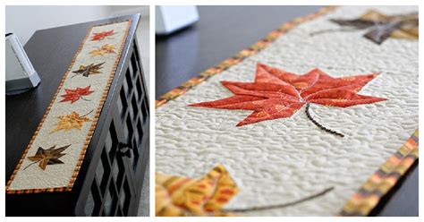 Image result for Fall Leaf Table Runner Patterns