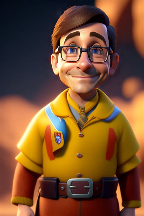 Lexica - Jon oliver as a pixar disney character from up 2 0 0 9 unreal ...