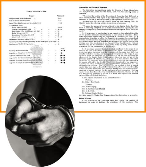 1949 Tekchand Committee Report on Corruption/ Report of the Special ...