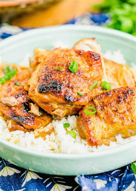 Chicken Adobo With Rice