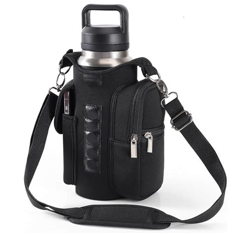 Gym Magnetic Water Bottle Holder Bag with Phone Pockets & Accessories ...