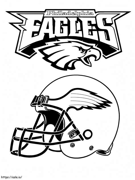 Eagles Football Helmet Coloring Page at Charles Katz blog