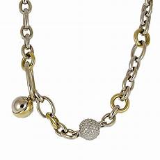 collane pomellato collana in oro bianco e giallo con diamanti pomellato collane pomellato collana in oro bianco e giallo con diamanti pomellato