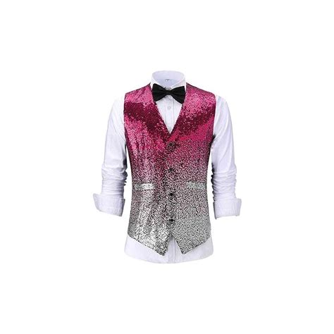 Abito Da Uomo Con Paillettes Lucide - Smoking Elegante Per Feste, Capodanno, Matrimoni, Balli
