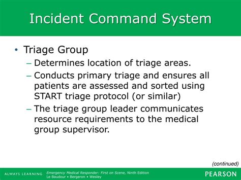 Image result for ICS Incident Command System Triage Chart