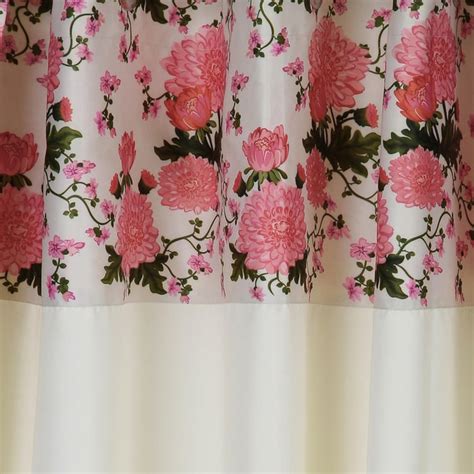 Buy SWAYAM Floral Print Detail Blackout Door Curtain - 121 X 228 cm ...