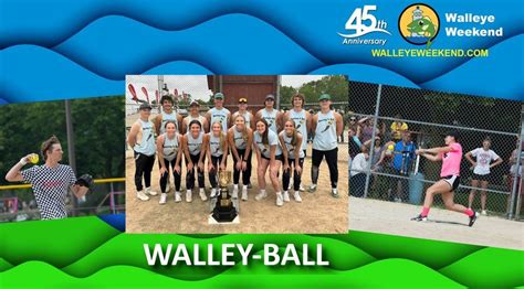 Walley-ball at Walleye Weekend, Softball Island, Lakeside Park, Fond du ...