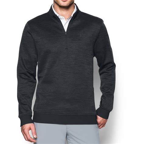 Under Armor Men's Storm SweaterFleece Herringbone ¼ Zip, Anthracite ...