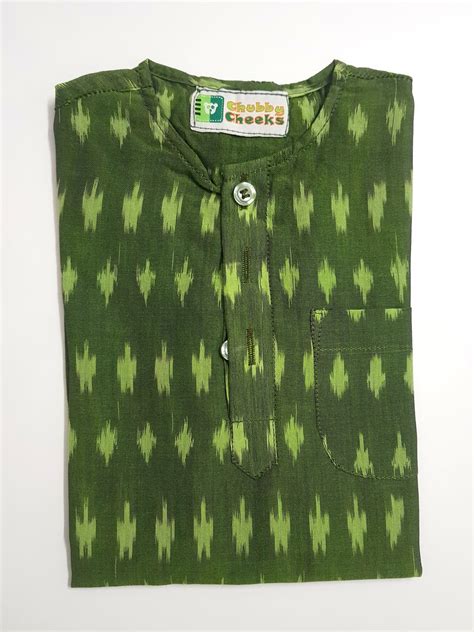 Cotton Kurta-Pajama Set | Green & White – The House of Toys