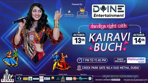 Dandiya and Garba with Kairavi Navratri 2023, Dubai Creek Park Gate 4 ...