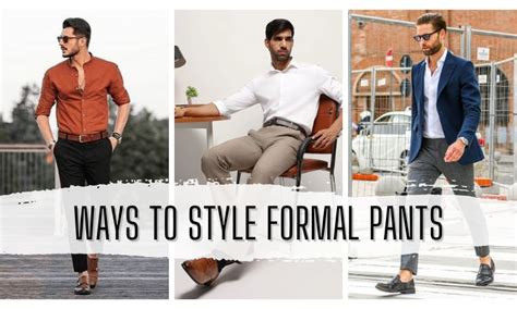9 Smart Ways to Style Formal Pants for Work and Parties