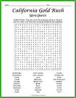 US History Word Search Puzzles