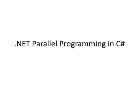 Image result for Parallel Programming with C# and .Net Core 5 Tamil