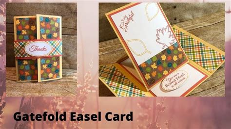 Gatefold Easel Card Tutorial 的图像结果