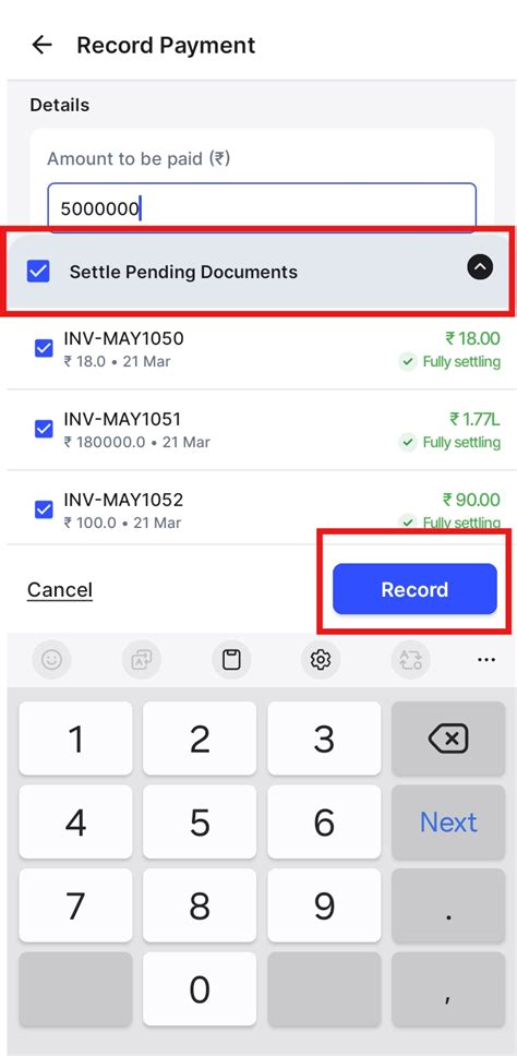 How to settle pending documents from Vendor ledger? - Vendor - Swipe