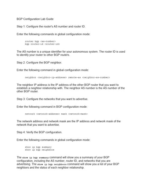 Image result for Implementing BGP Configuration Basic BGP Operations