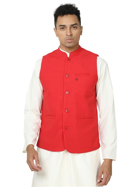 Buy Men’s Solid Modi Coat in Online – Arrow Red – Ecoline Clothing ...